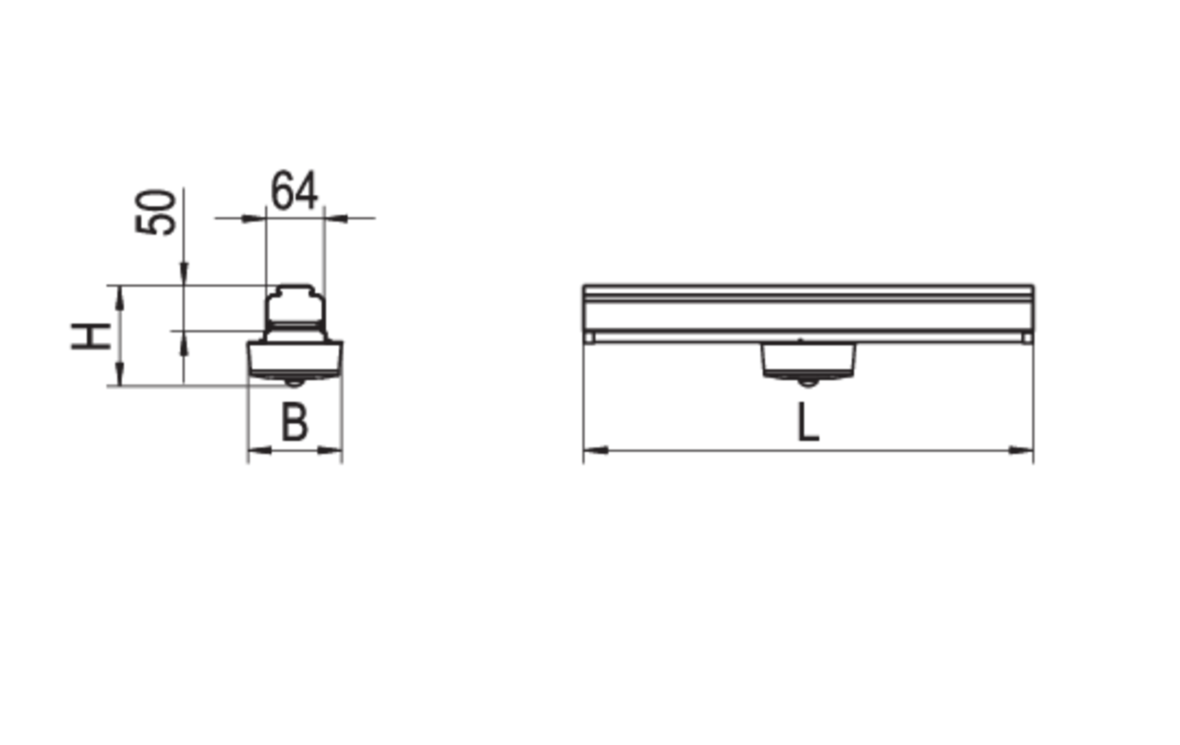 Dimension drawing