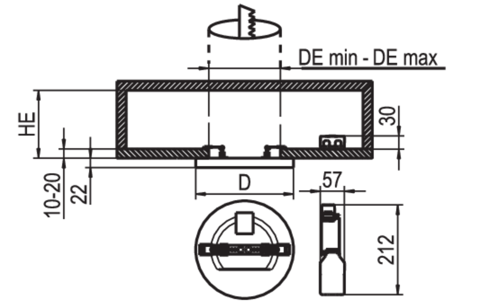 Dimension drawing