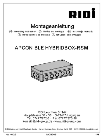 Anleitung Multilens