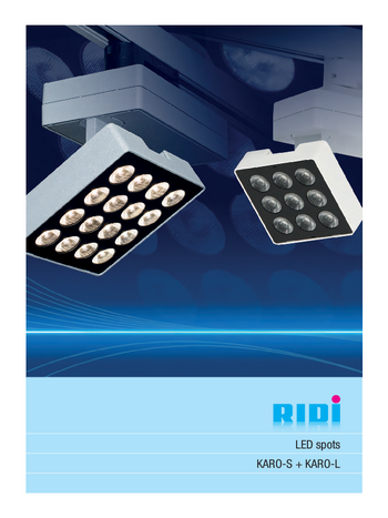 LED spots
KARO-S
KARO-L